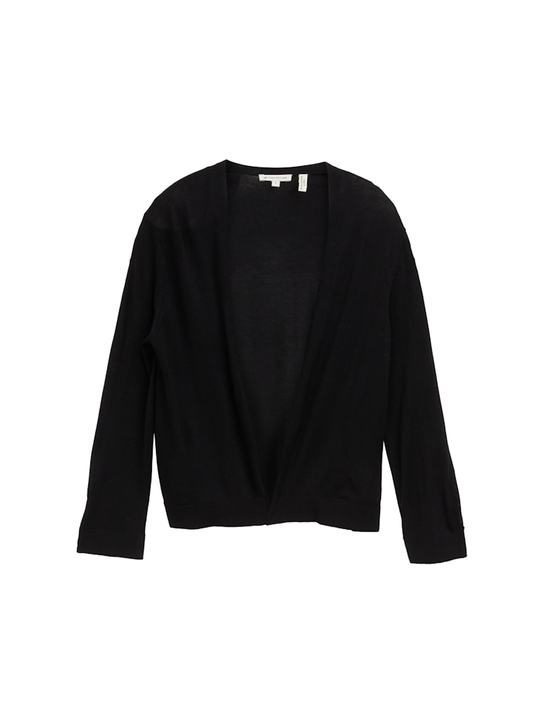 Tom Tailor Damen Strickjacken Deep Black