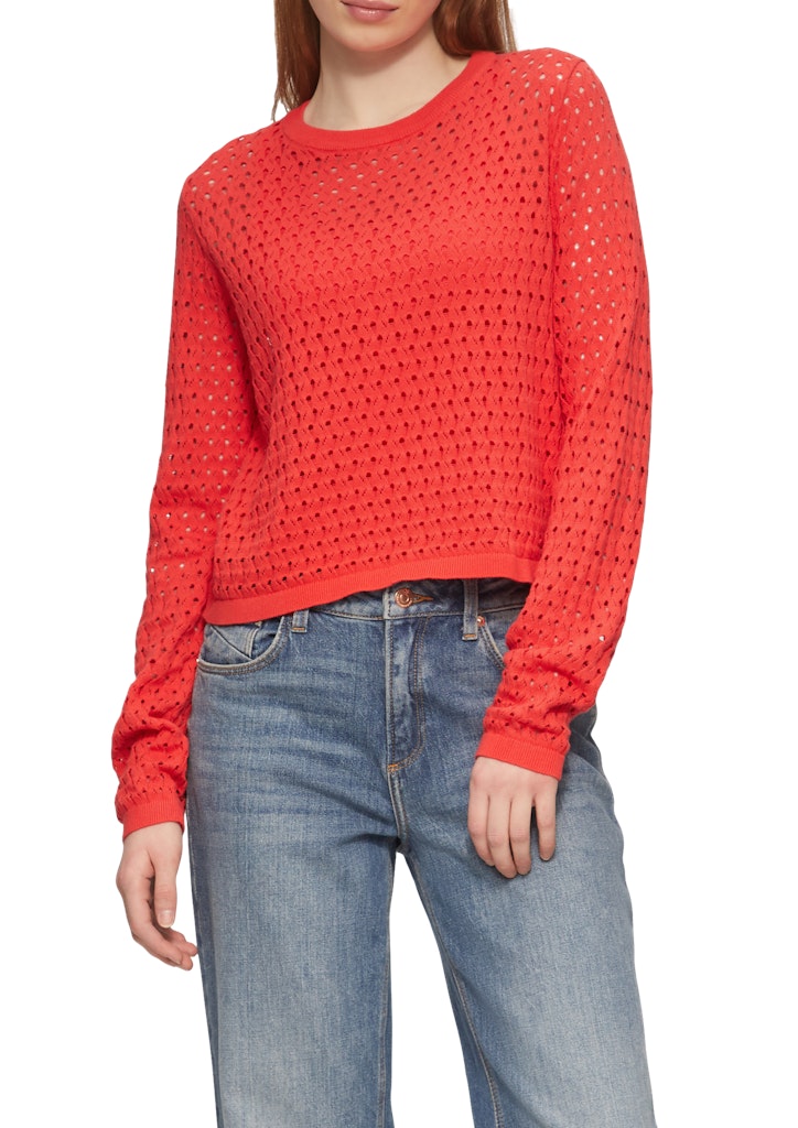 QS by S.Oliver Damen T-Shirts Red