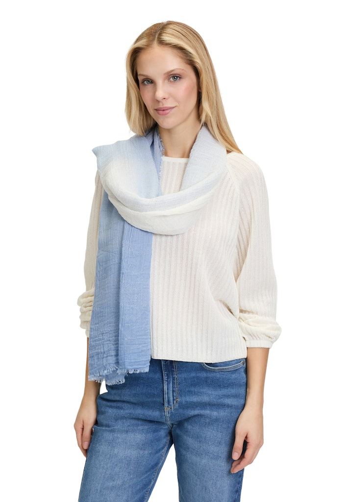 Cartoon Schal Blue/Cream