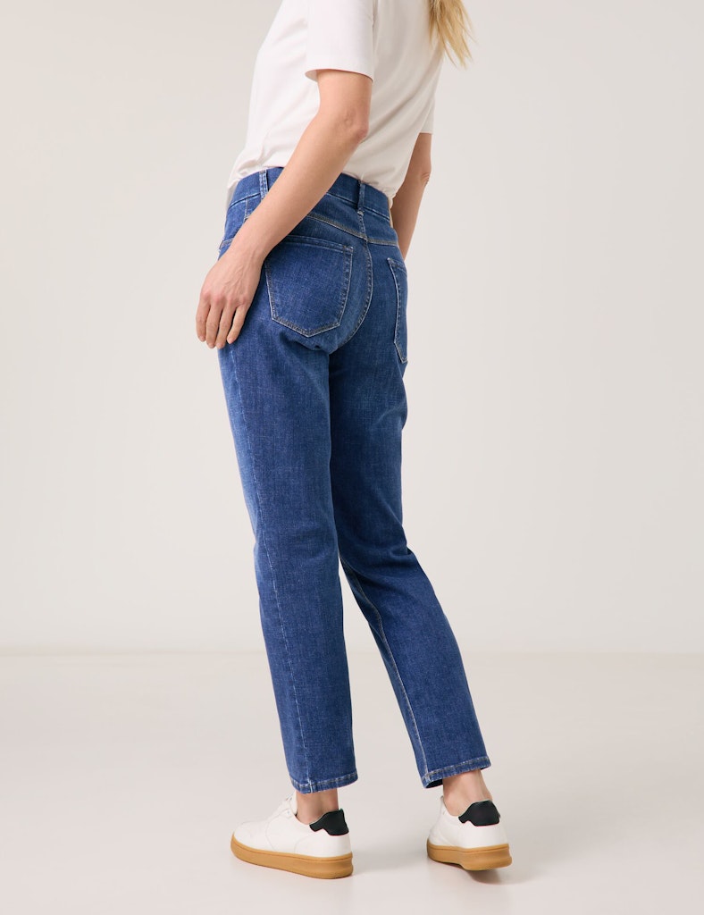 Gerry Weber Damen Jeans Blau Denim Mit