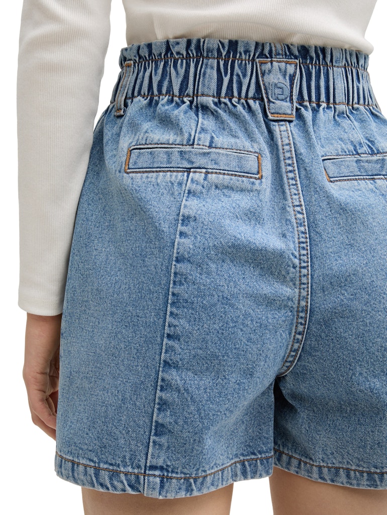 Tom Tailor denim Damen Shorts Clean Mid Stone