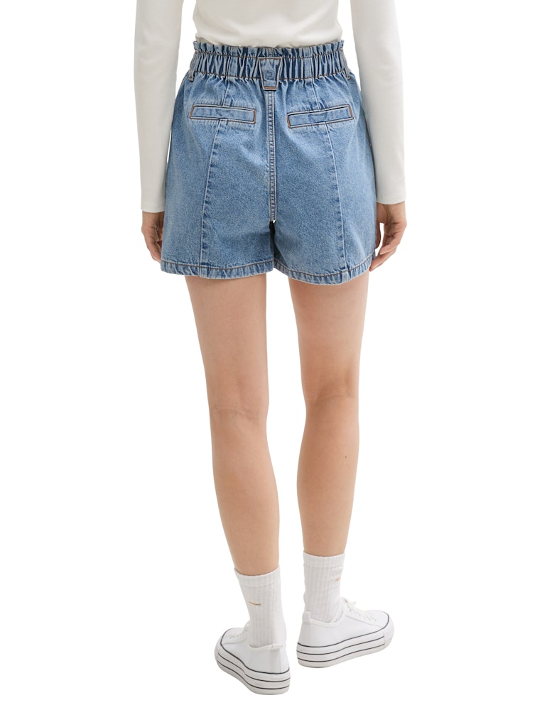 Tom Tailor denim Damen Shorts Clean Mid Stone