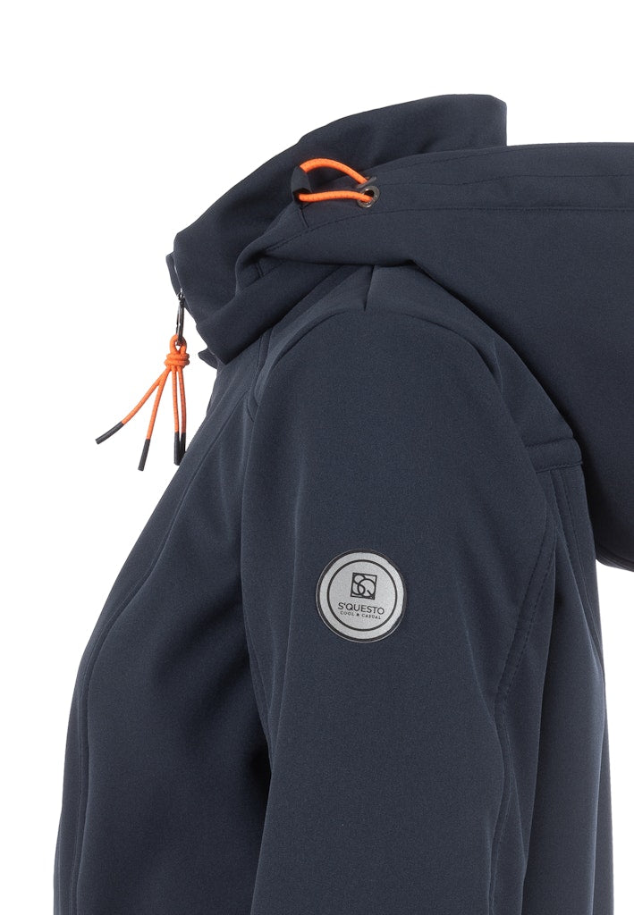 Soquesto Damen Jacken Dunkelblau