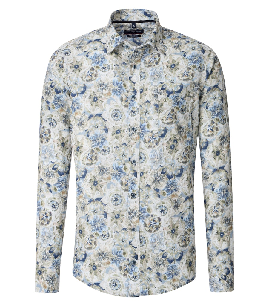 Casa Moda Herren Hemden Gruen