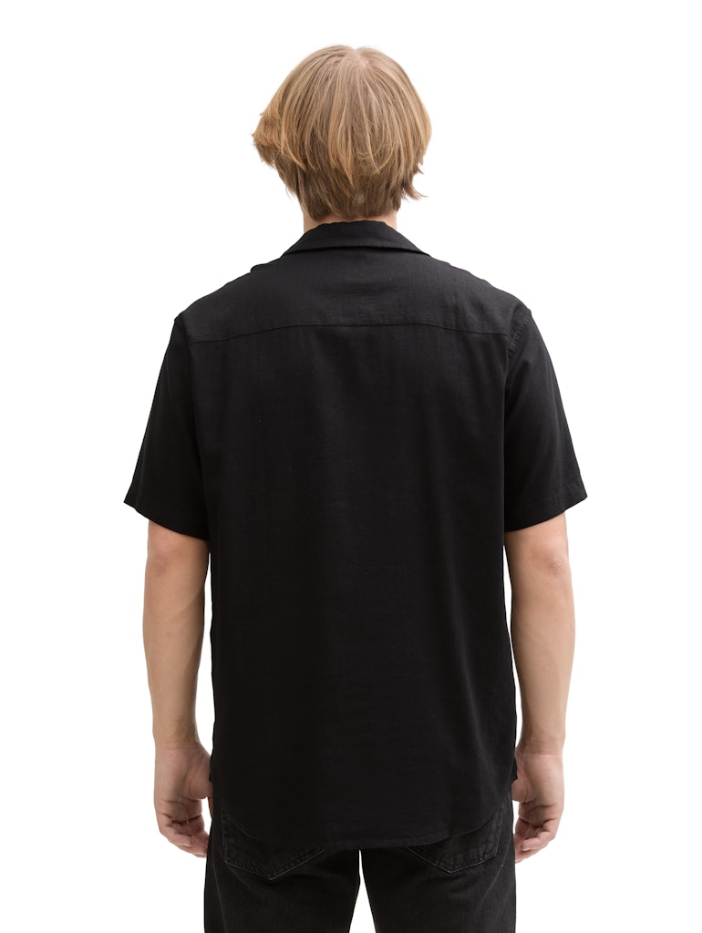 Tom Tailor denim Herren Hemden kurz Black