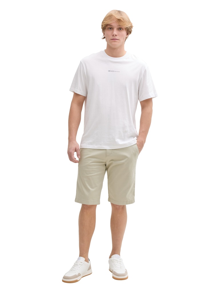 Tom Tailor denim Herren Shorts Beige Abbey Sto