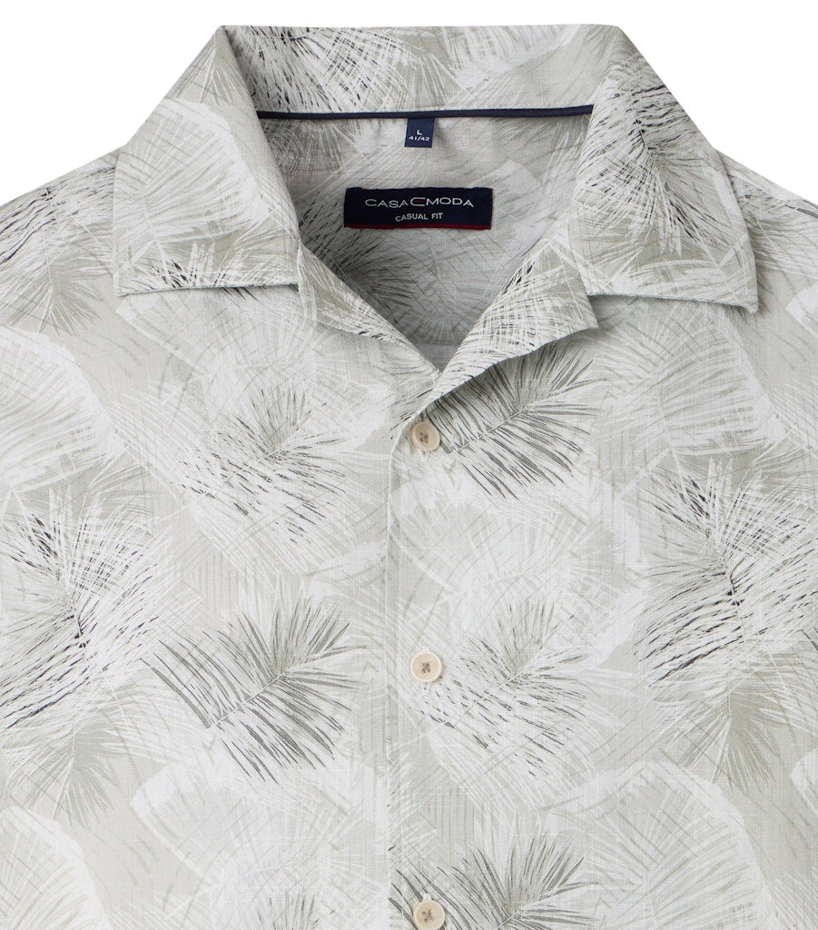 Casa Moda Herren Hemden kurz Gruen