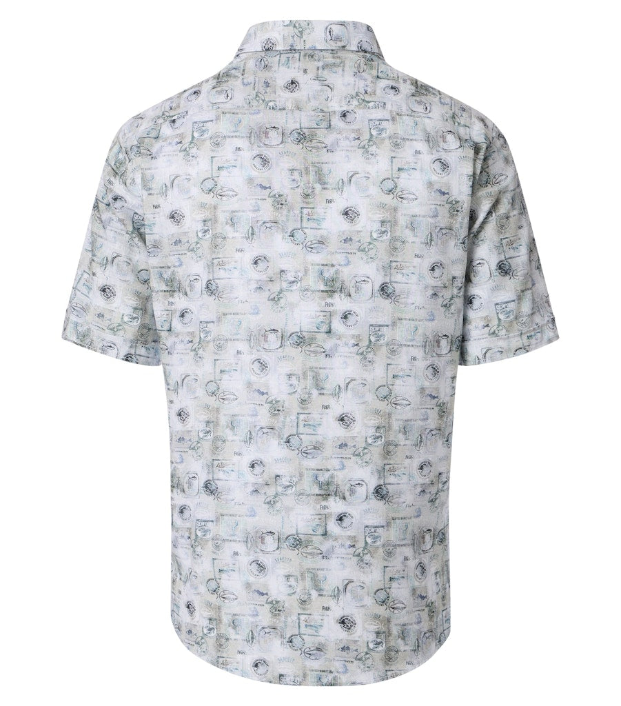 Casa Moda Herren Hemden kurz Beige