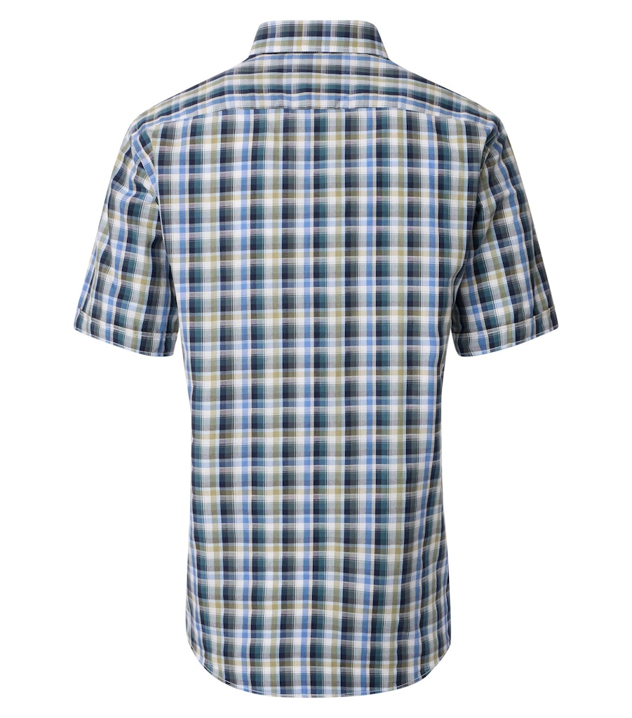 Casa Moda Herren Hemden kurz Gruen