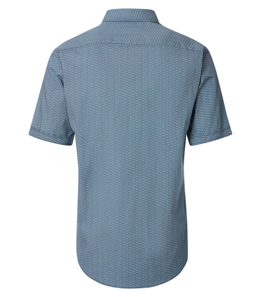 Casa Moda Herren Hemden kurz Aqua Bis Pe