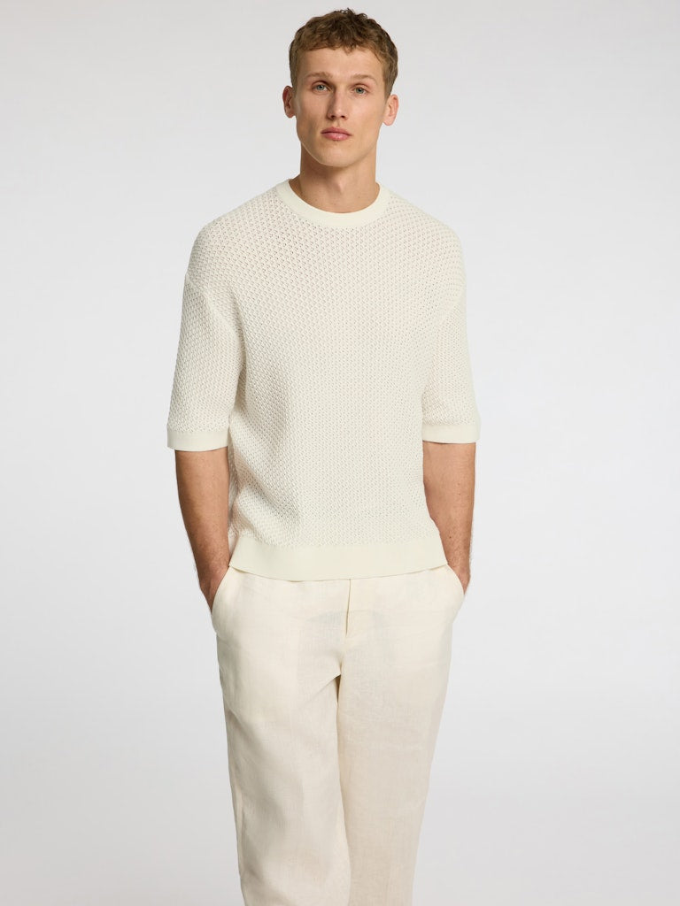 Selected homme Herren Pullover Egret