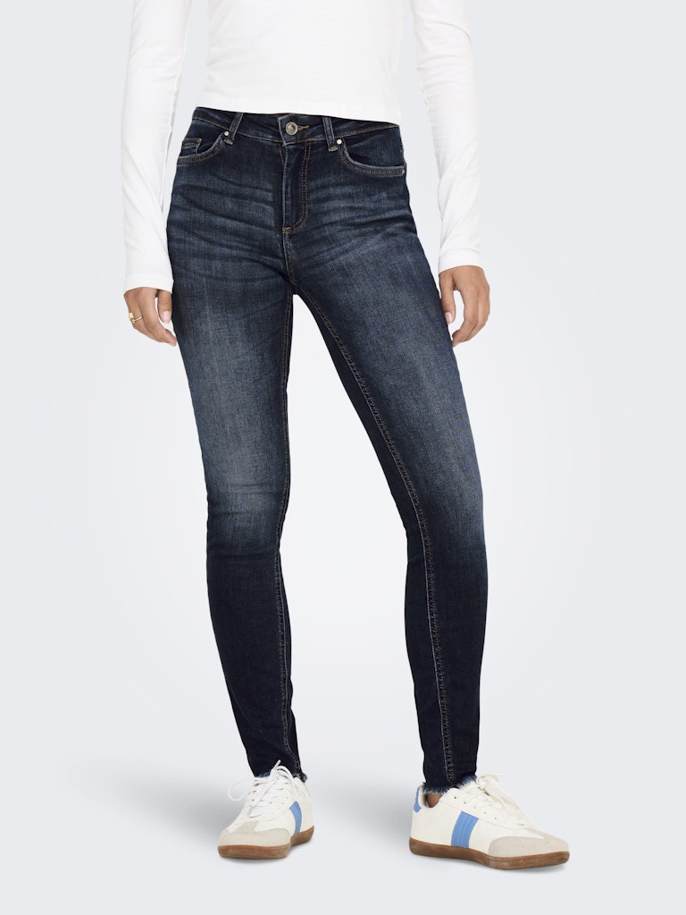 Only Damen Jeans Dark Blue Denim