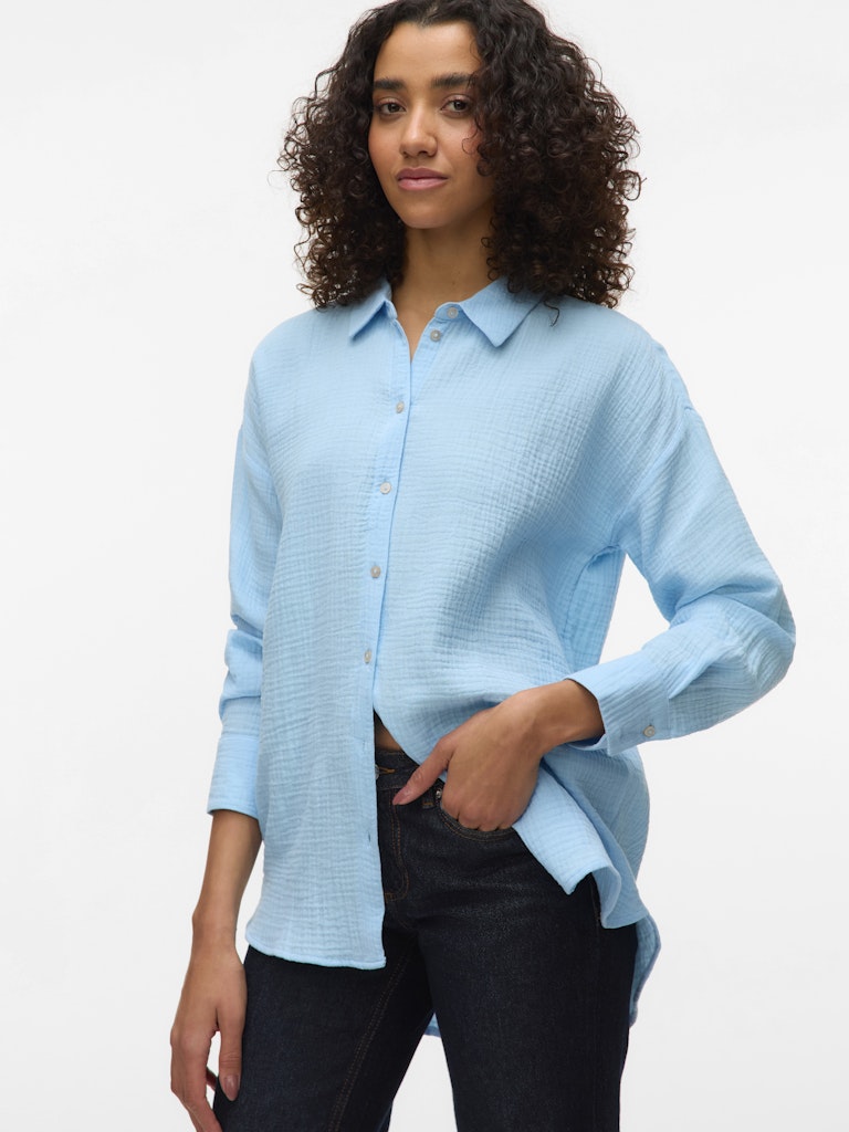 Vero Moda Damen Blusen Airy Blue