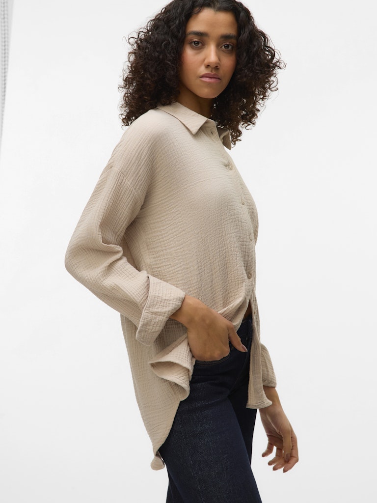 Vero Moda Damen Blusen Silver Lining