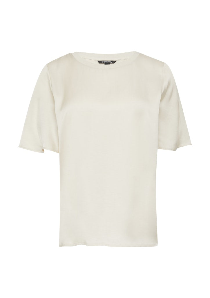 Comma Damen T-Shirts Brown