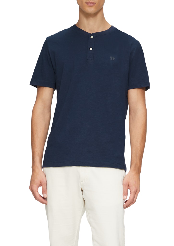 S. Oliver red Herren T-Shirts kurz Blue