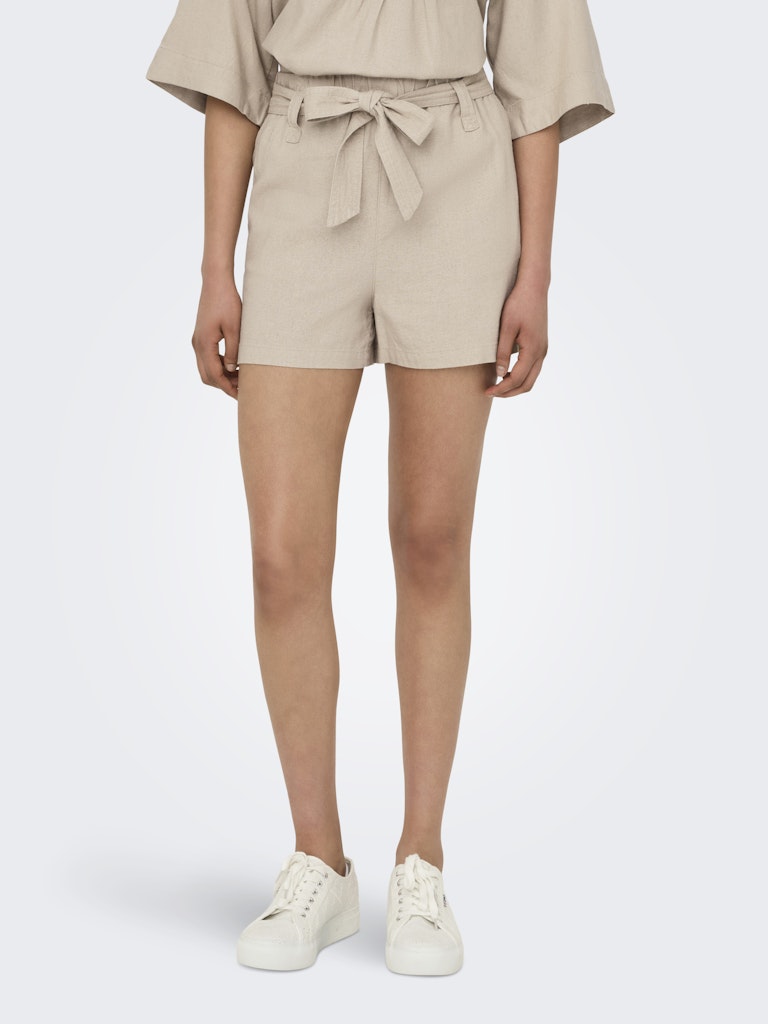 Only Damen Shorts Oxford Tan