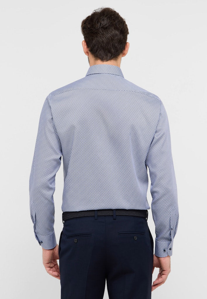 Eterna Herren Hemden lang Blau