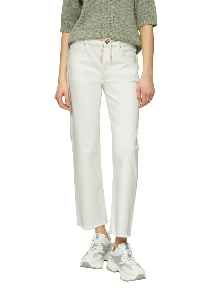 S. Oliver red Damen Jeans White