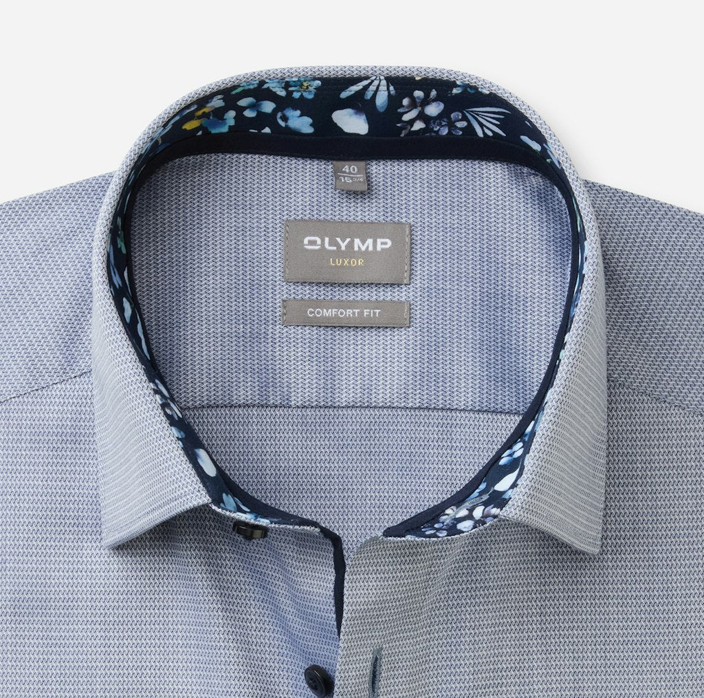 Olymp Herren Hemden lang Marine