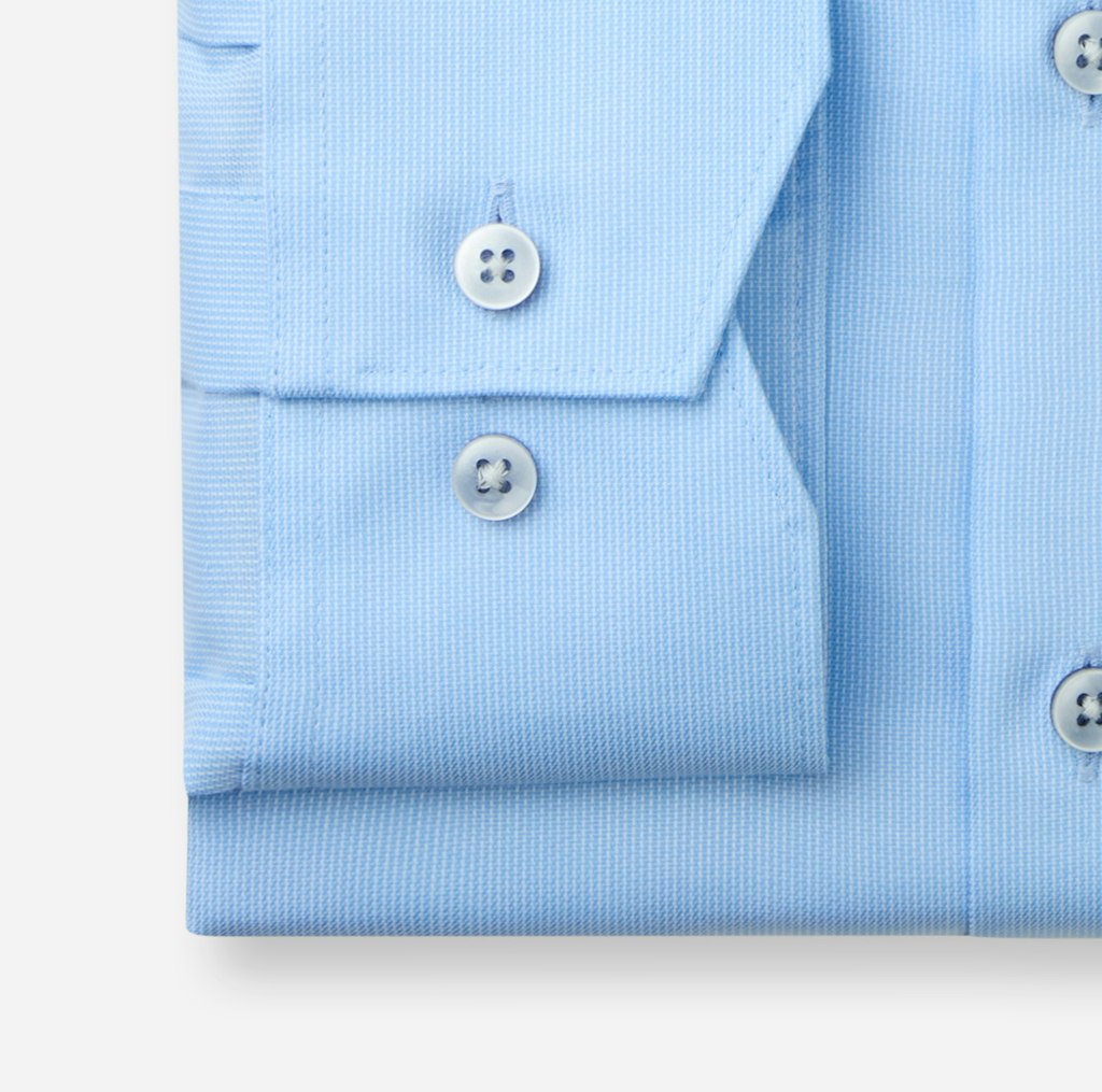 Olymp Herren Hemden lang Bleu
