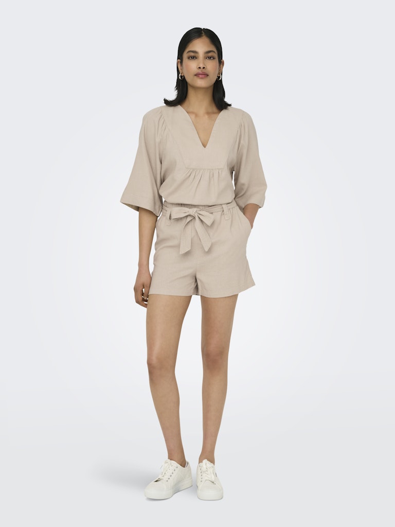 Only Damen Shorts Oxford Tan