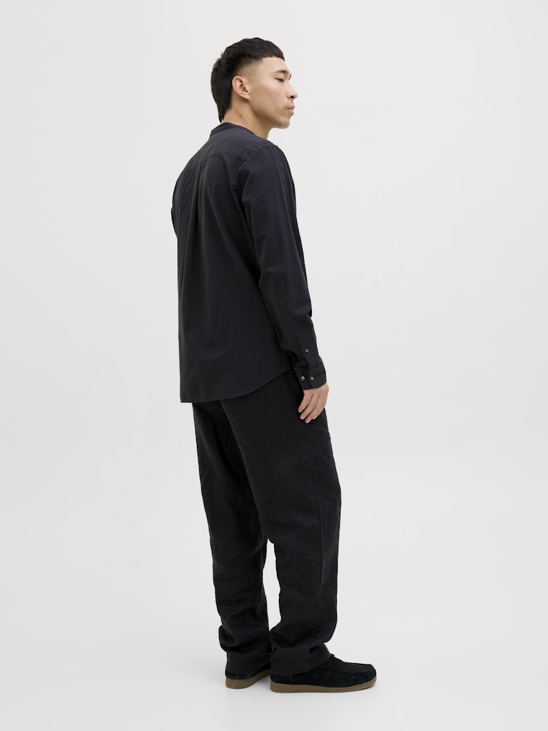 Jack & Jones Herren Hemden lang Black
