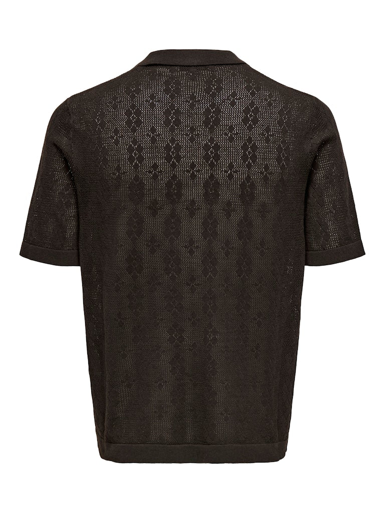 Only & Sons Herren Strickjacken Demitasse