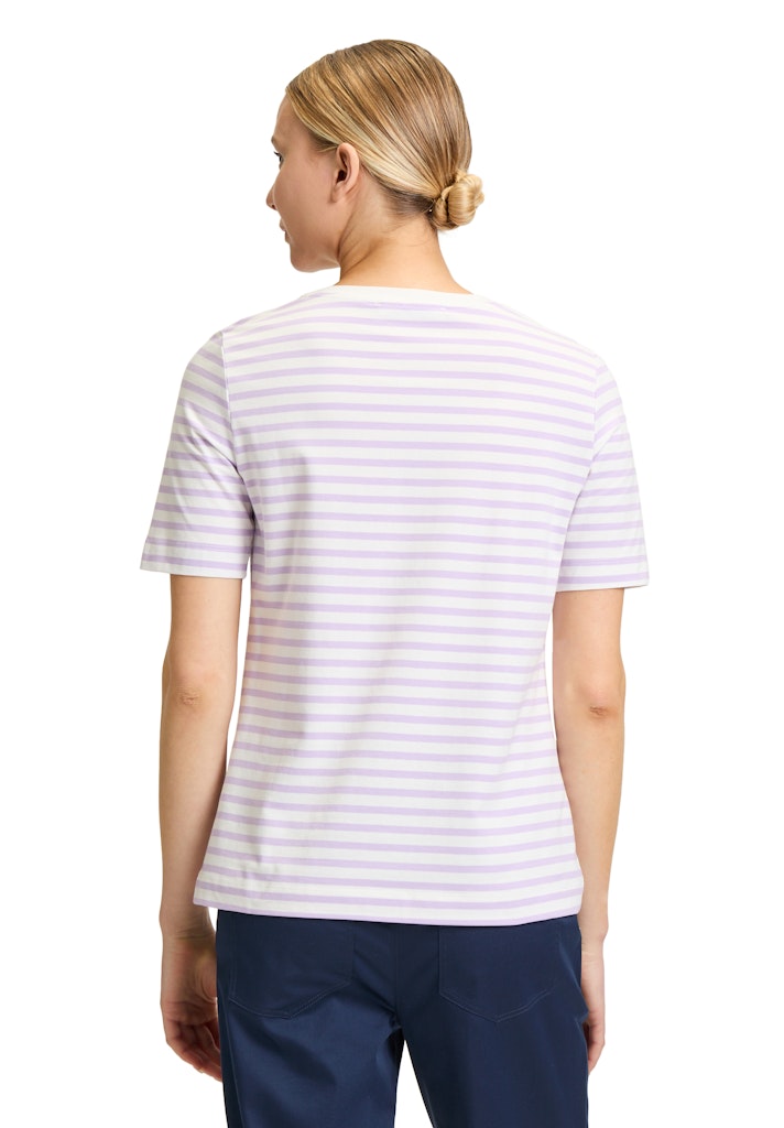Betty & Co Damen T-Shirts Cream/Liac