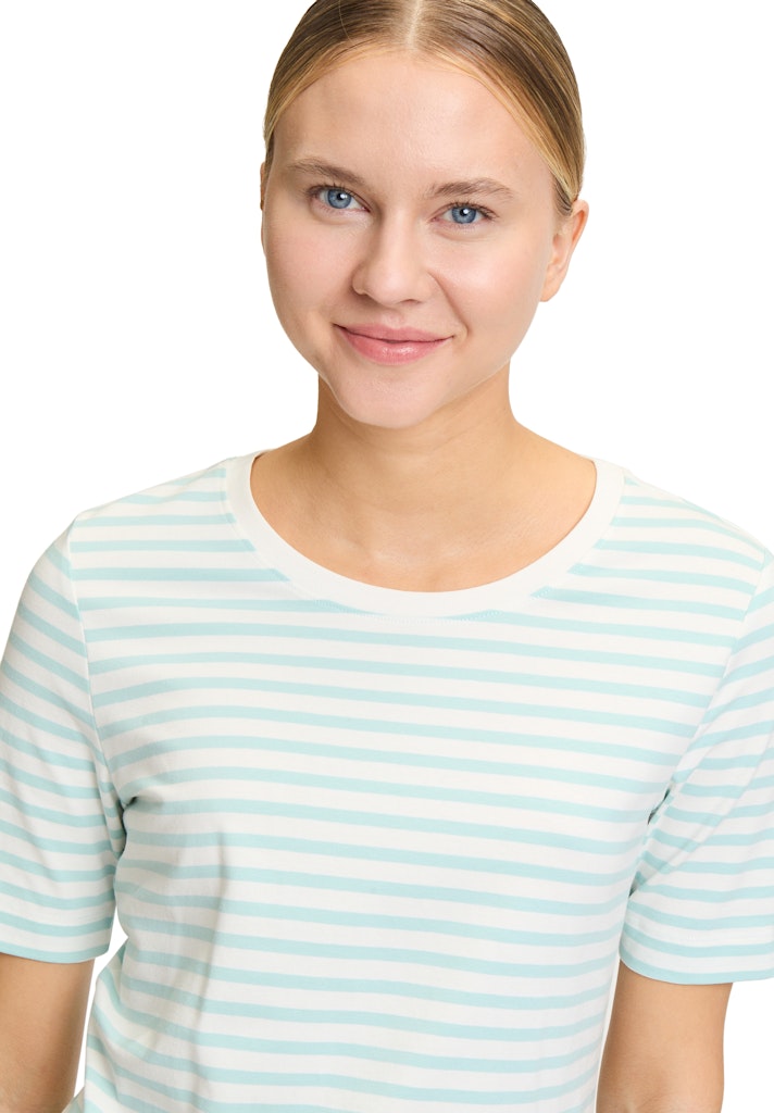 Betty & Co Damen T-Shirts Cream/Mint