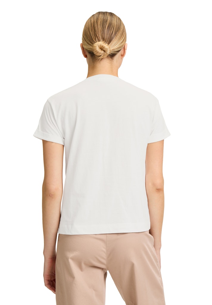 Betty & Co Damen T-Shirts Cream/Taupe