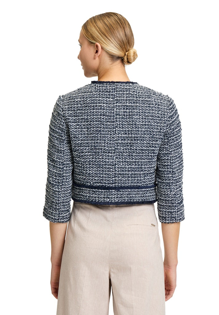 Betty & Co Damen Jacken Dark Blue Melan