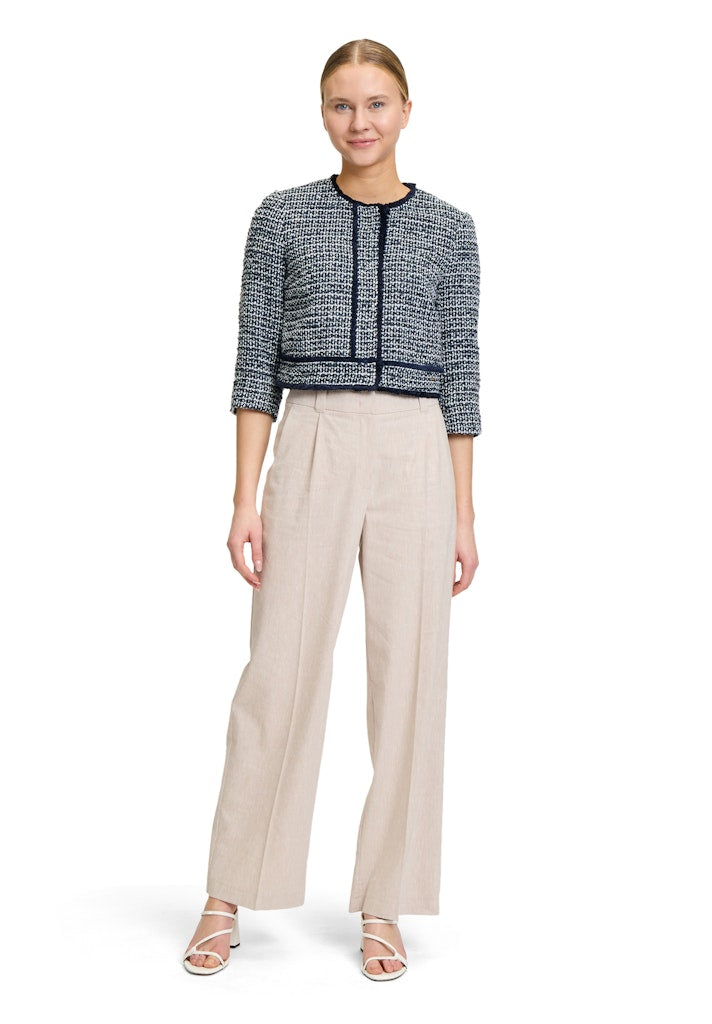 Betty & Co Damen Jacken Dark Blue Melan