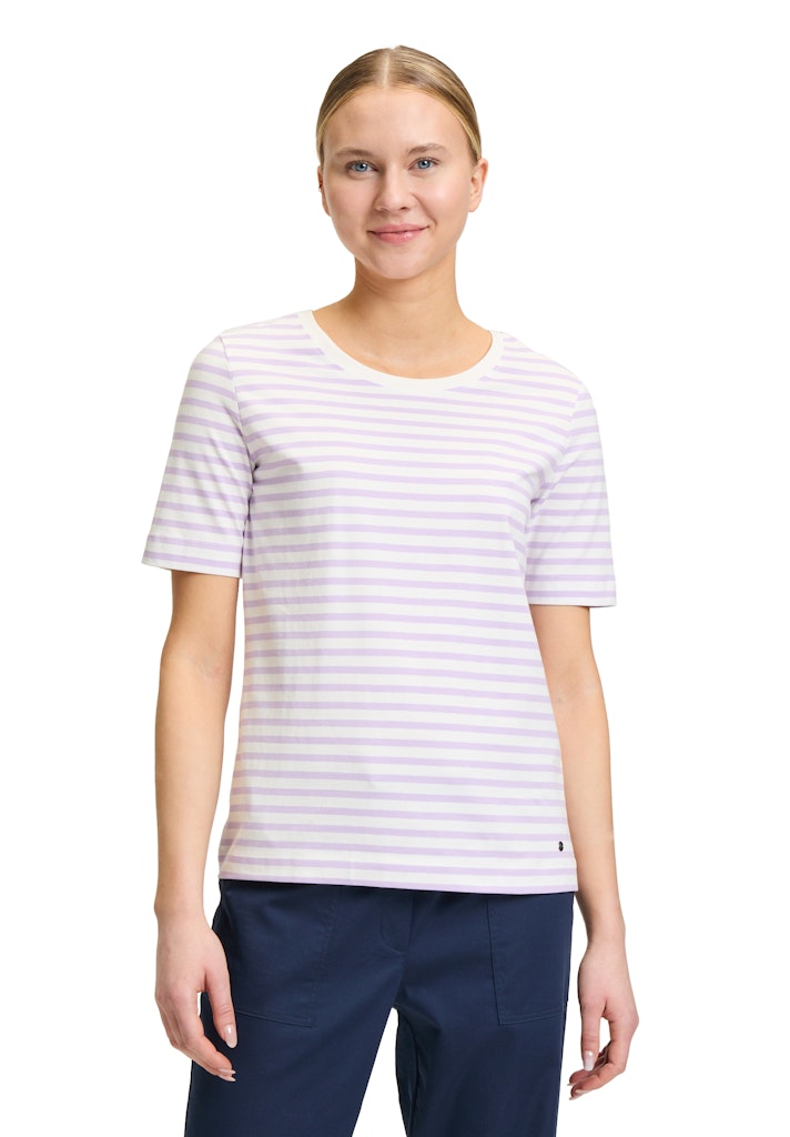 Betty & Co Damen T-Shirts Cream/Liac