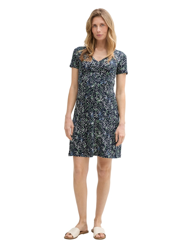 Tom Tailor Damen Kleider Multicolor Navy