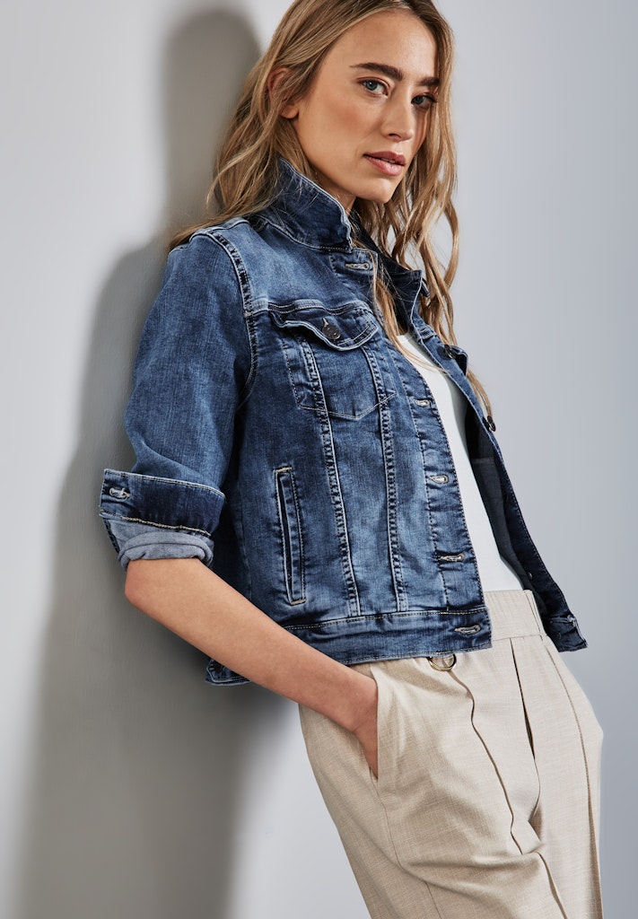Street One Damen Blazer Mid Blue