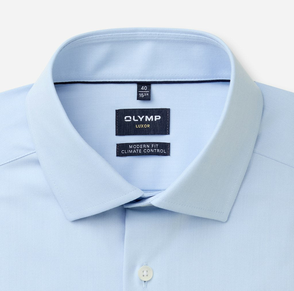 Olymp Herren Hemden lang Bleu