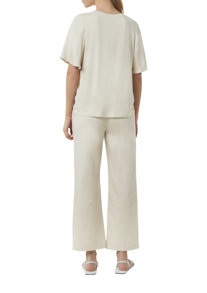 Comma Damen T-Shirts Brown