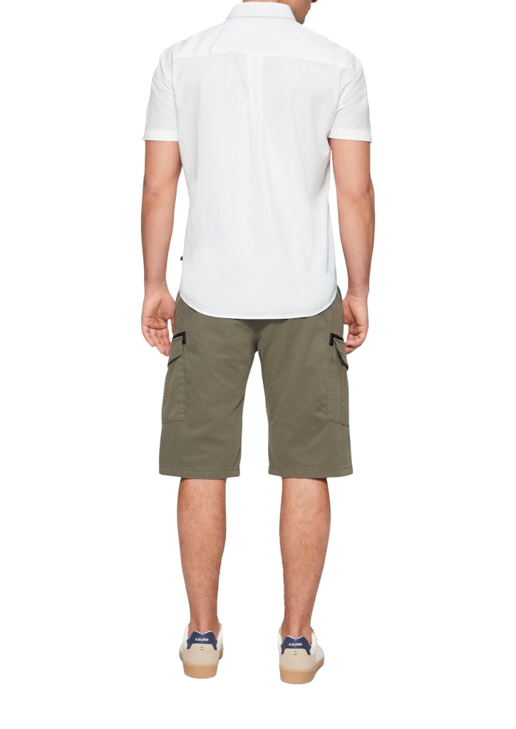 S. Oliver red Herren Hemden kurz White