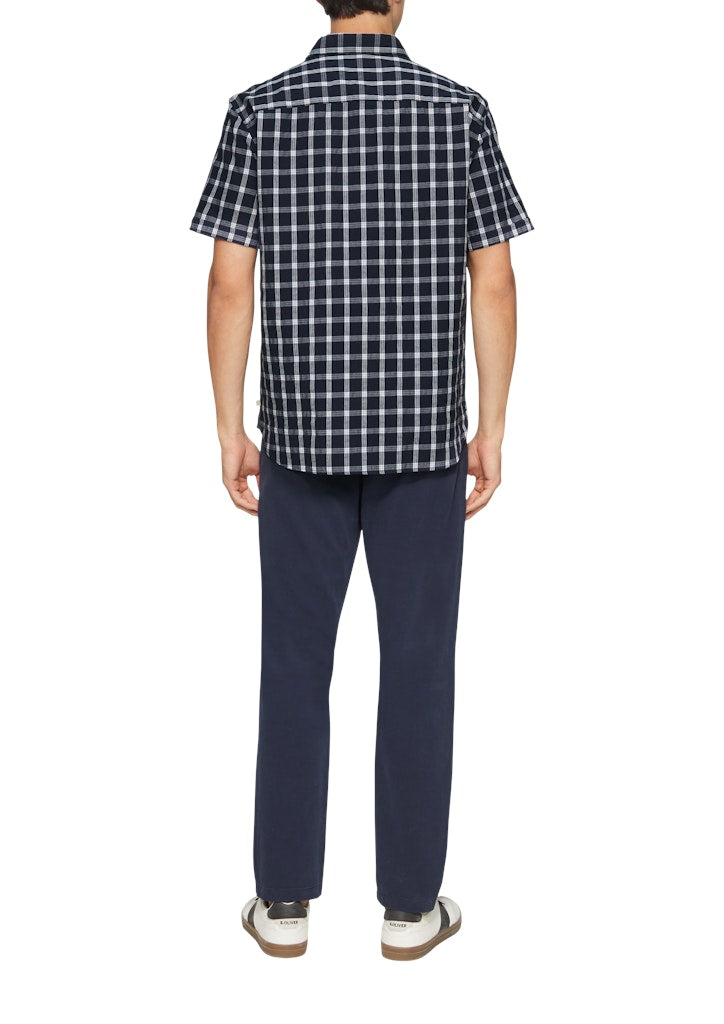 S. Oliver red Herren Hemden kurz Blue