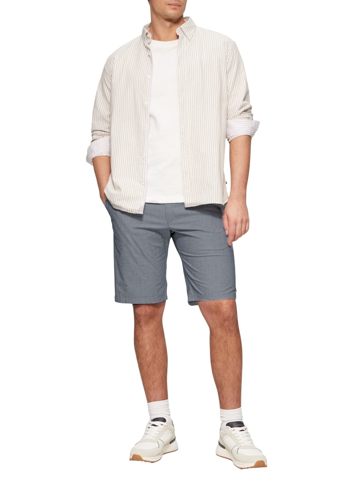 S. Oliver red Herren Shorts Blue