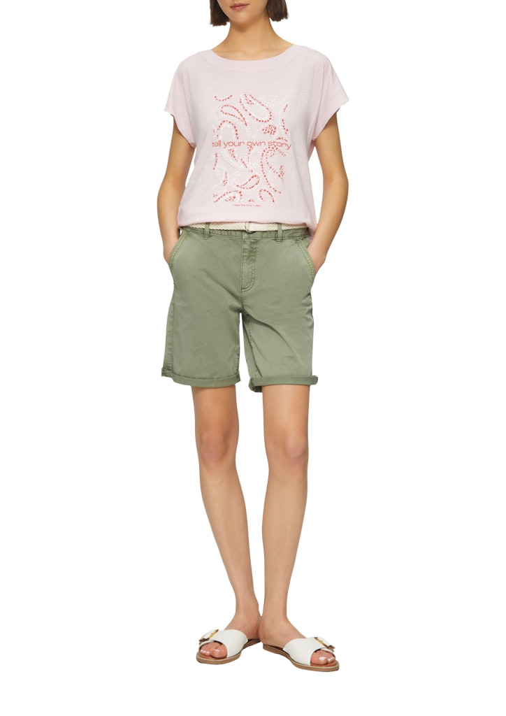 S. Oliver red Damen Shorts Green
