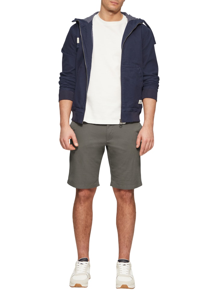 S. Oliver red Herren Shorts Grey/Black
