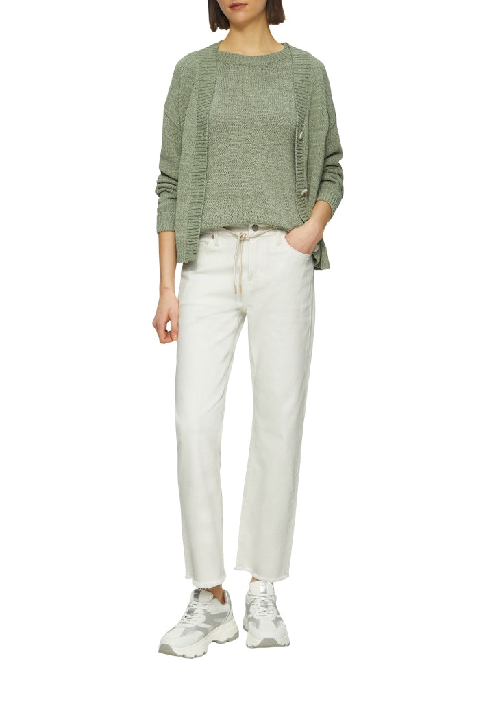 S. Oliver red Damen Jeans White