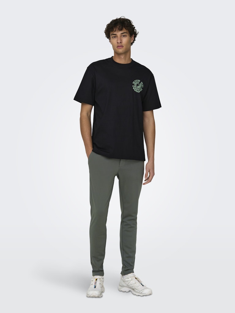 Only & Sons Herren Hosen Castor Gray