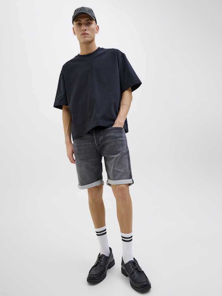 Jack & Jones Herren Shorts Black Denim