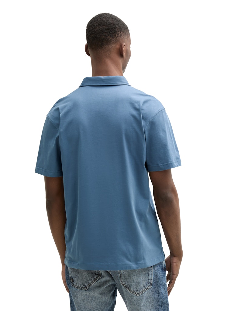 Tom Tailor denim Herren Polo-Shirts Mystical Blue