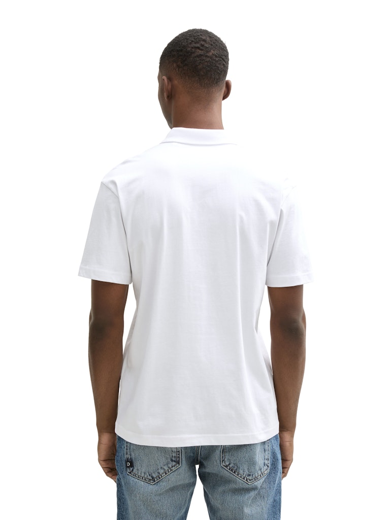 Tom Tailor denim Herren Polo-Shirts White