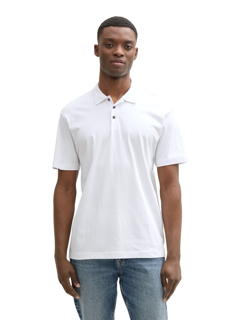 Tom Tailor denim Herren Polo-Shirts White
