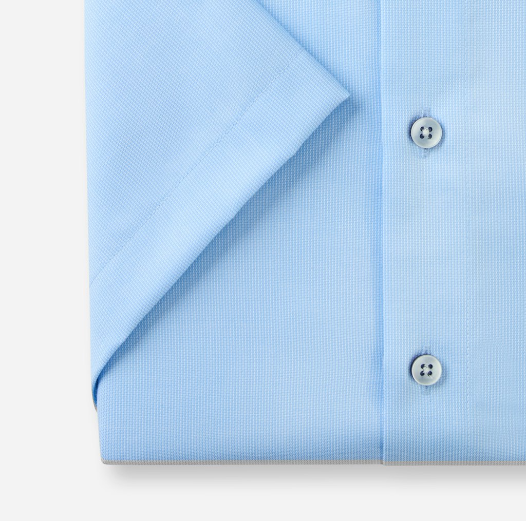 Olymp Herren Hemden kurz Bleu